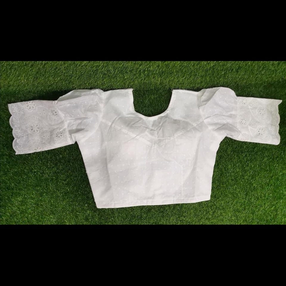 Blouse, Chikenkari ghati blouse, saree blouse